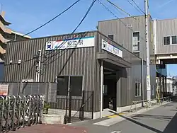 Provisorischer Südeingang