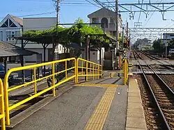 Bahnübergänge am südlichen Ende