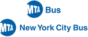 Logos der Busmarken MTA Bus und MTA New York City Bus