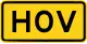 Zeichen W16-11P HOV