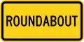 Zeichen W16-17P Kreisverkehr