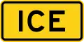Zeichen W8-5aP Wegen Eis (Zusatzschild)