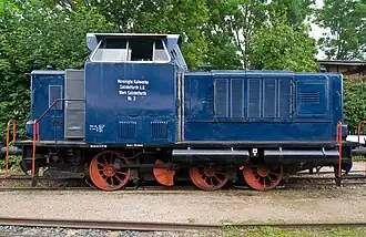 MaK 450 C der Arbeitsgemeinschaft historische Eisenbahn e. V. (AHE) Almstedt-Segeste.