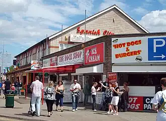 Vergnügungsmeile in Mablethorpe