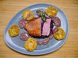 Macairekartoffel als Beilage