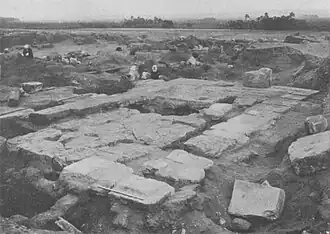 Die freigelegte Mastaba des Nacht