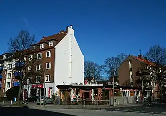 Typische Nachkriegsbebauung, Ecke Ritterstraße / Papenstraße