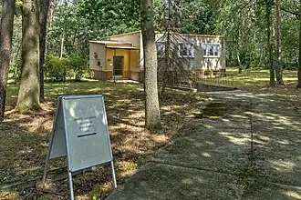 Bungalow des damaligen Kommandanten nahe dem Südeingang