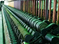 Detail aus der Maschinenhalle der Shimbashi Fabrik