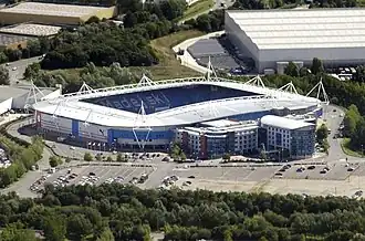 Das Madejski Stadium im August 2014