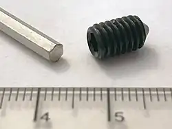 Madenschraube M6x10&nbsp;mm für Türklinken mit Sechskantschlüssel (Inbus)