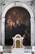 Madonna und Kind mit dem hl. Maurus, Altarbild in Madonna dell’Orto, Venedig