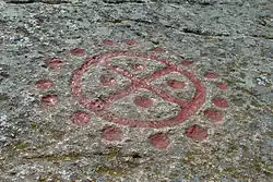 Radkreuz mit Schälchen