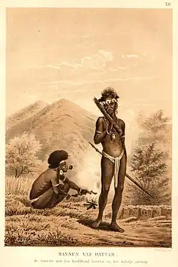 Männer von Hattam (Neuguinea)