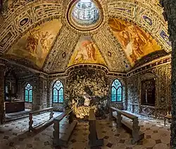 Grottensaal mit Blick auf die Magdalena-Statue