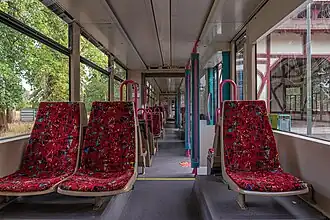 Innenraum des NGT8D Magdeburg