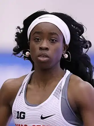 Maggie Barrie – ausgeschieden als Vierte trotz Landesrekords für Sierra Leona in 53,20&nbsp;s