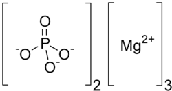 Strukturformel von Trimagnesiumphosphat