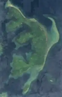 Mahaba Island aufgenommen von Sentinel 2