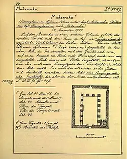 Richard Lepsius: Maharraka. In: Denkmäler aus Aegypten und Aethiopien, Band V, Seiten 78 und 79