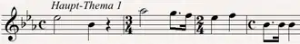 Erstes Hauptthema