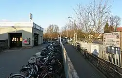 Mahlsdorfer Straße am U-Bahnhof Hönow