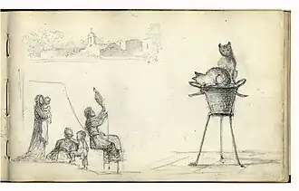 Mai 1876. Capri. Menschengruppe