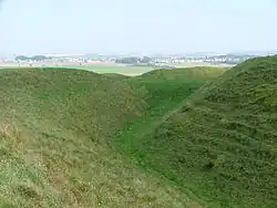 Wallanlagen von Maiden Castle