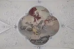 Jesus und Engel über Mainburg