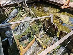 Schuber zur Inbetriebnahme einzelner Mühlräder