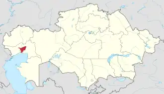 Lage in Kasachstan
