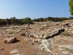 Raum 16 im Ostflügel, größter Raum der „Villa“