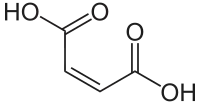 Struktur von Maleinsäure