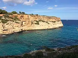 Blick auf die „Cala Antena“ in Calas de Mallorca