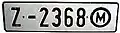 Diplomatenkennzeichen 1979–1995