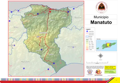 Übersichtskarte Manatuto
