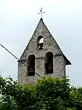 Glockengiebel der Kirche