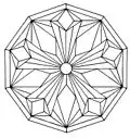 Schematisches Mandala