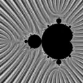 In Processing umgesetzte Mandelbrotmenge