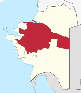 Lage im Oblys Mangghystau