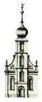 Aufriss der Kirche von 1760
