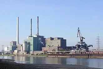 GKM von der linken Rheinseite aus gesehen, Blöcke 6 bis 3