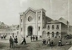 Alte Hauptsynagoge, 1855