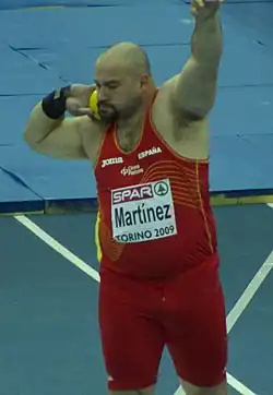Manuel Martínez Rang acht mit 19,78&nbsp;m