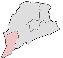 Lage von Dinxperlo in der Gemeinde Aalten