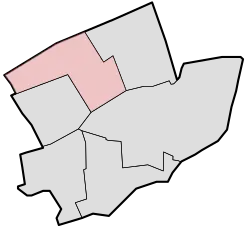 Lage von Westwoud in der Gemeinde Drechterland