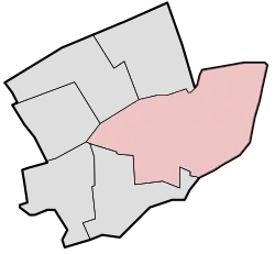 Lage von Venhuizen in der Gemeinde Drechterland