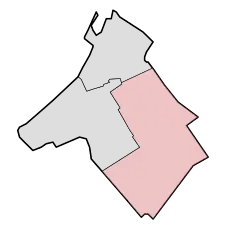 Lage von ’t Harde in der Gemeinde Elburg