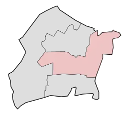 Lage von Emst in der Gemeinde Epe