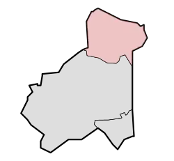 Lage von Wemeldinge in der Gemeinde Kapelle